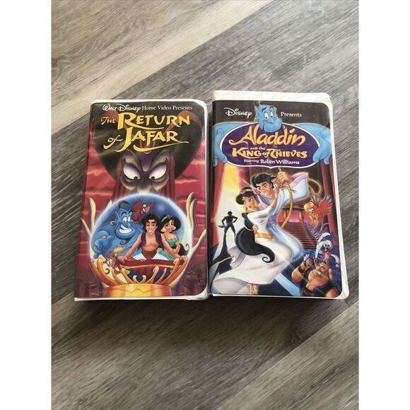 The Return of Jafar (VHS, 1994), And Aladdin King Of Thieves - Picture 1 of 10